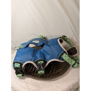 Huntboo Escape Proof Dog Harness Blue Large AllShieldPro Lift Assist Handle Used